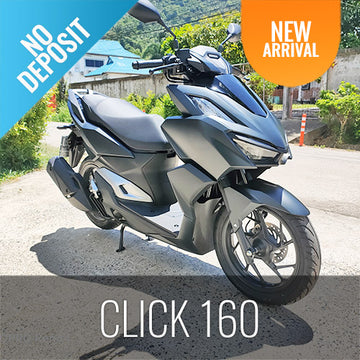 Koh Samui Scooter Rental Honda Click 160 no Passport & Free Delivery